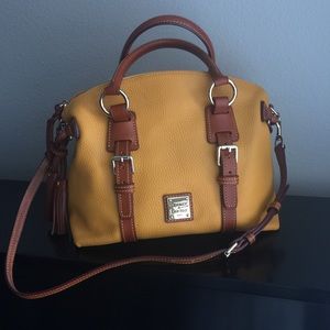 Dooney & Bourke Pebble Leather Domed Satchel